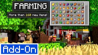 FARMING  Minecraft Marketplace Addon  Showcase [upl. by Viole239]