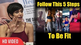 Mandira Bedi 5 Step Of Fitness  54321  Follow This To Be Fit [upl. by Chadbourne]