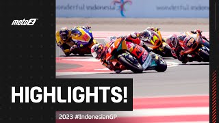 Moto2™ Race Highlights 💨  2023 IndonesianGP 🇮🇩 [upl. by Denie947]