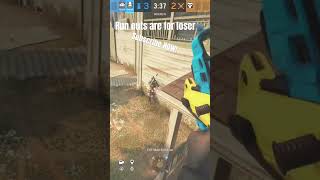 RUN OUTS ARE FOR LOSERS 🗣️rainbowsixsiege r6siege gaming [upl. by Aviv]