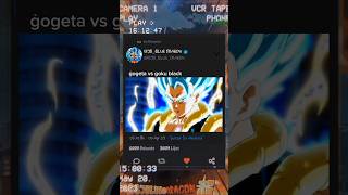 gogeta vs goku black dbs dbz [upl. by Kendy591]