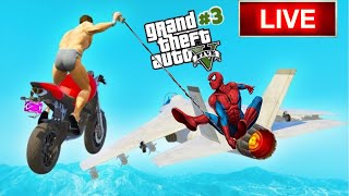 GTA 5 RAGNOLL LIVE STREAM SPIDERMAN IRONMAN FREEFIRE live gta freefire [upl. by Pentha137]