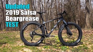 2019 Salsa Beargrease Fat Bike Test Review 26 vs 275 Fat Bike Shootout [upl. by Yenwat]