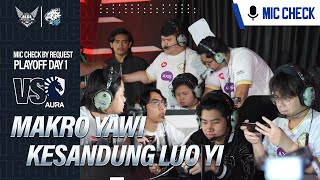 CLAWKUN NYELENGKAT YAWI  MICCHECK by Request VS TLID MPL ID Playoff Season 13 [upl. by Mojgan]