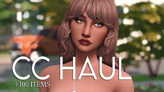 100 CC Items links  Sims 4 CC Haul [upl. by Annil]