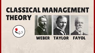 Classical Management Theory [upl. by Lrub]