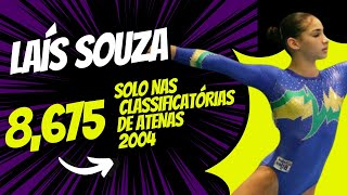 Lais Souza  QF FX Olympic Games Athens 2004 comentasamu [upl. by Namharludba16]