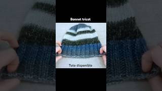 Bonnet au tricot mixte youtubecreatorcommunity bonnet tricot [upl. by Rasec566]