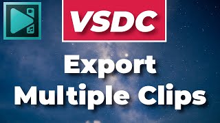 Export multiple clips using segmentation markers in VSDC  VSDC Free Video Editor Tutorial [upl. by Charlotte444]