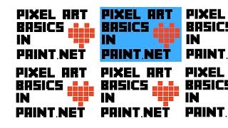 Pixel Art Basics in PaintNet  The Pixel Heart [upl. by Asehr]