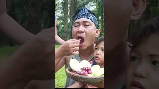 Agus Kusmana Putra Makan rujak Bareng Anak [upl. by Livesay]