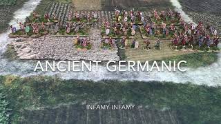 Ancient Germanic Army Showcase For Too Fat Lardies Infamy Infamy [upl. by Demakis]