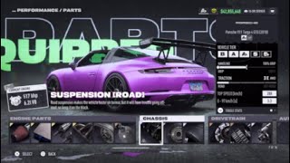 Need For Speed Unbound  A class build  Porsche 911 Targa 4 GTS 2018 [upl. by Fairley]