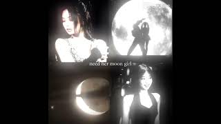 Every star girl Vs moon girl 💫🌕🩷jennie lisa [upl. by Selassie774]