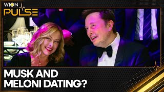 Italian PM Giorgia Meloni and Tech Billionaire Elon Musk Dating  WION Pulse [upl. by Bendix]