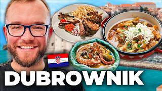 DUBROWNIK JEDZENIE i LOKALNE RESTAURACJE w Dubrowniku Chorwacja  GASTRO VLOG 680 [upl. by Zeb556]