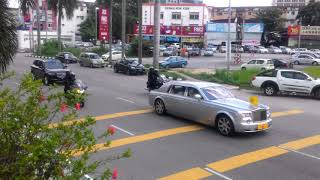 Police Escort Sultan of Perak MotorcadeMotoked Sultan Perak Malaysia [upl. by Hervey]