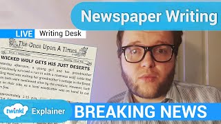 How To Write A Newspaper Article  Report Writing KS2 [upl. by Nonaihr882]