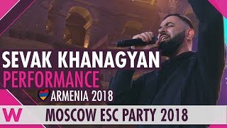 Sevak Khanagyan quotQamiquot remix Armenia 2018  Moscow Eurovision Party 2018 [upl. by Akeme]