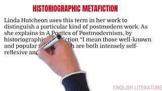 HISTORIOGRAPHIC METAFICTION  Linda Hutcheon [upl. by Mettah950]