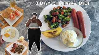 OMG lose 10lbs in 3 days challenging Testing the 3day Military Diet for Weight loss [upl. by Reehsab]