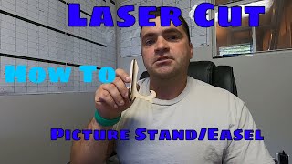 How To Make A Laser Cut Picture Stand or Easel  Cut On A GlowForge [upl. by Collier350]