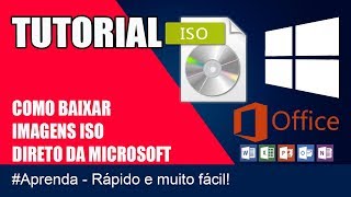 Tutorial  Como baixar imagens ISO oficiais direto da Microsoft [upl. by Nilac58]