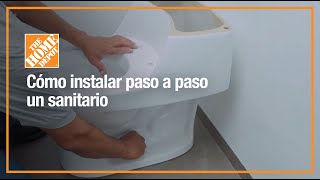 Cómo instalar paso a paso un sanitario  Baños  The Home Depot Mx [upl. by Pirozzo836]