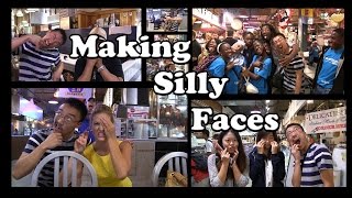 Silly Faces With Random People ft Jess music by SUNN [upl. by Eddy]