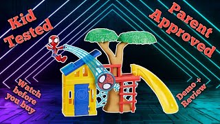 Join the Adventure with Spidey and His Amazing Friends Playground Playset  Include 4Inch Figure [upl. by Arahc]