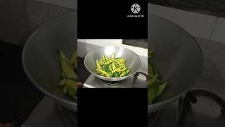 karela fry kitchen tipsfood shortvideo cooking youtubeshorts recipe [upl. by Latoyia]