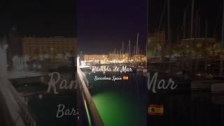 Discover Barcelonas iconic Rambla de Mar  a lively walkway [upl. by Einittirb]