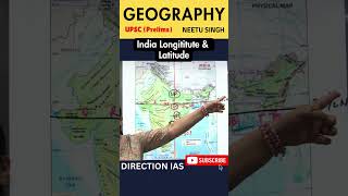 Latitude amp Longitude  India  Tropic of Cancer  UPSC Prelims 2025 geographyoptional upsc [upl. by Jarita424]