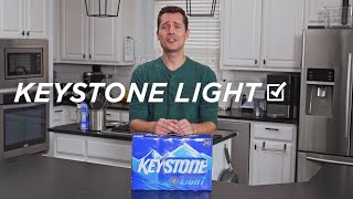 Keystone Light Review As Smooth As The Floor Of A Frat House [upl. by Mccall]