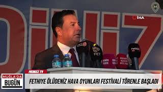 Fethiye Ölüdeniz Hava Oyunları Festivali törenle başladı [upl. by Crisey563]