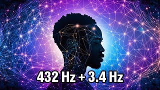 Empowering SelfConnection Meditation 432 Hz  34 Hz  Binaural Beats for Deep Meditation [upl. by Juna]