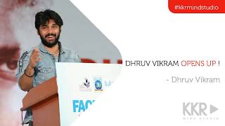 Dhruvvikram opens up [upl. by Afihtan]