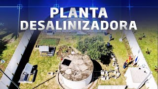 ANDA instala planta desalinizadora de agua en Isla Madresal Usulután [upl. by Eirolam]