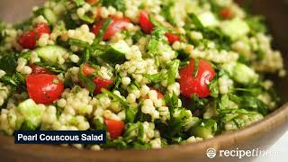 Pearl Couscous Salad [upl. by Nosaj410]