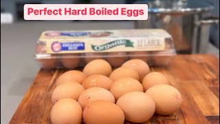 How To Make Perfect Hard Boiled Eggs [upl. by Olatha]