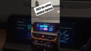 2023 kia😱 seltos ambient lighting 💡ambient lighting youtubeshorts shorts kiaseltos2023 [upl. by Yukio]