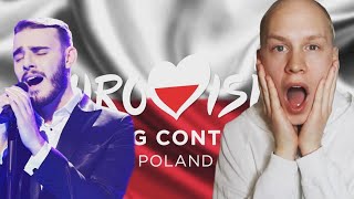 OCHMAN  quotRIVERquot  REACTION TO POLAND  EUROVISION SONG CONTEST 2022 🇵🇱 [upl. by Kizzie392]