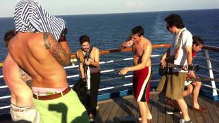 Bruise Cruise Festival 2011  Black Lips  Pt 1 making of quotGo Out and Get Itquot [upl. by Arraik]