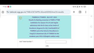 BLVCET Results  TSWRS  TTWRS COE Results SrinivaslecturerUpdates [upl. by Fernandes]