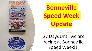 Update to our upcoming 2023 Bonneville Speed Week Run in August [upl. by Crowns376]