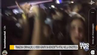 Tragedia a Corinaldo il video di Benedetta Vitali girato nella discoteca [upl. by Aicilehp303]