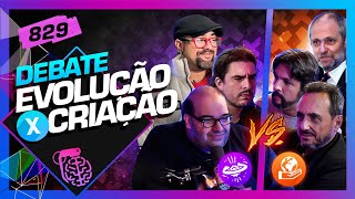 DEBATE EVOLUCIONISMO X CRIACIONISMO  Inteligência Ltda Podcast 829 [upl. by Aremahs846]