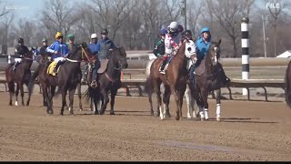 Fairmount Park reopens with spectatorfree racing [upl. by Enaitsirk119]