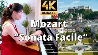 Mozart  Sonata Facile The complete 1st movement Not as easy as the title makes us believe… [upl. by Vardon240]