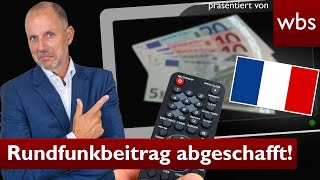 Kippt deutscher Rundfunkbeitrag bald Frankreich schafft ihn ab  Anwalt Christian Solmecke [upl. by Akihsal]